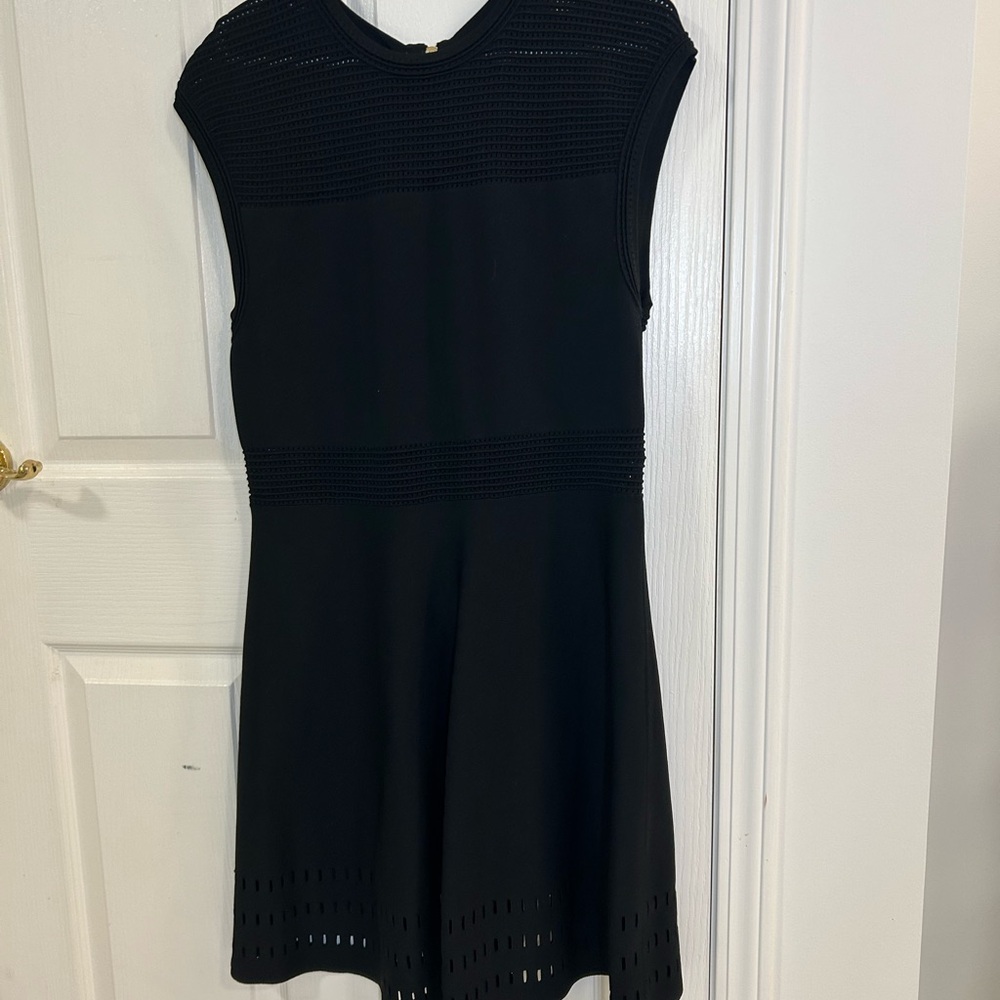 Ted Baker Black Textured Knit Dress